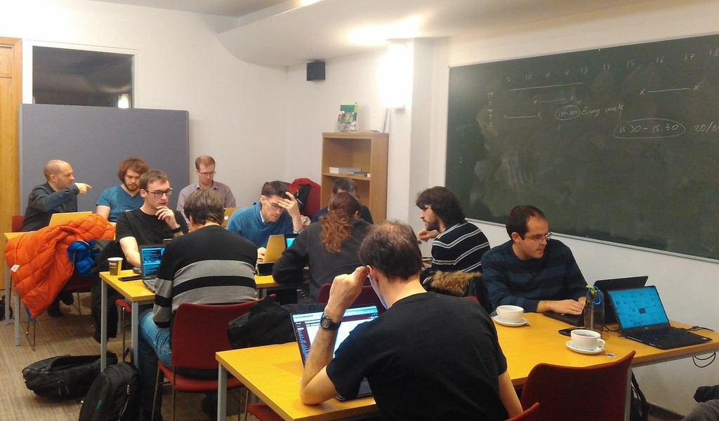 Photo from hackday at ICMS