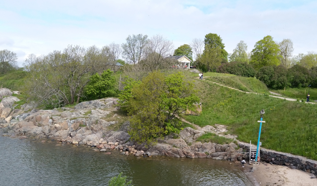 Beach in Suomenlinna
