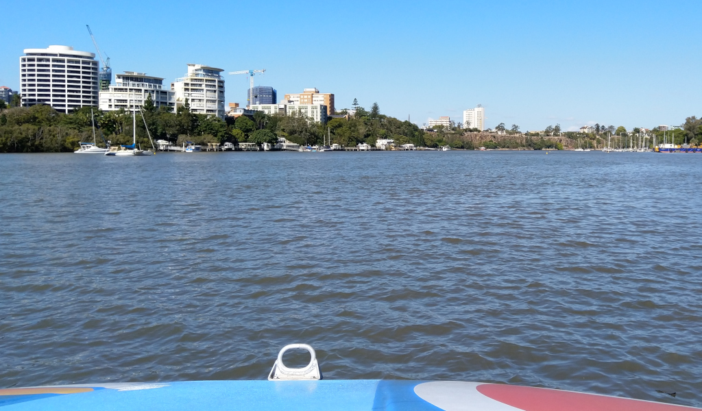 Photo of Brisbane from river