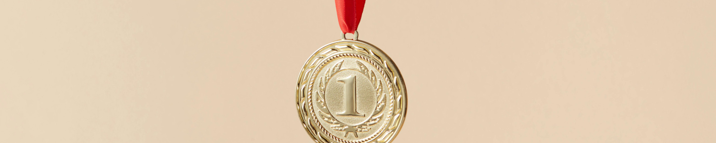 Photo of winning medal.